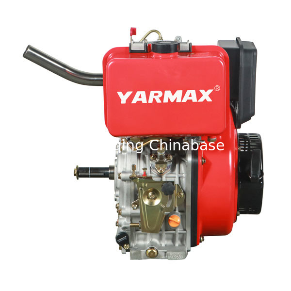Двигатель дизеля хода 195F YARMAX цилиндра 4 двигателя дизеля 11.8HP 8.1kW охлаженный воздухом одиночный
